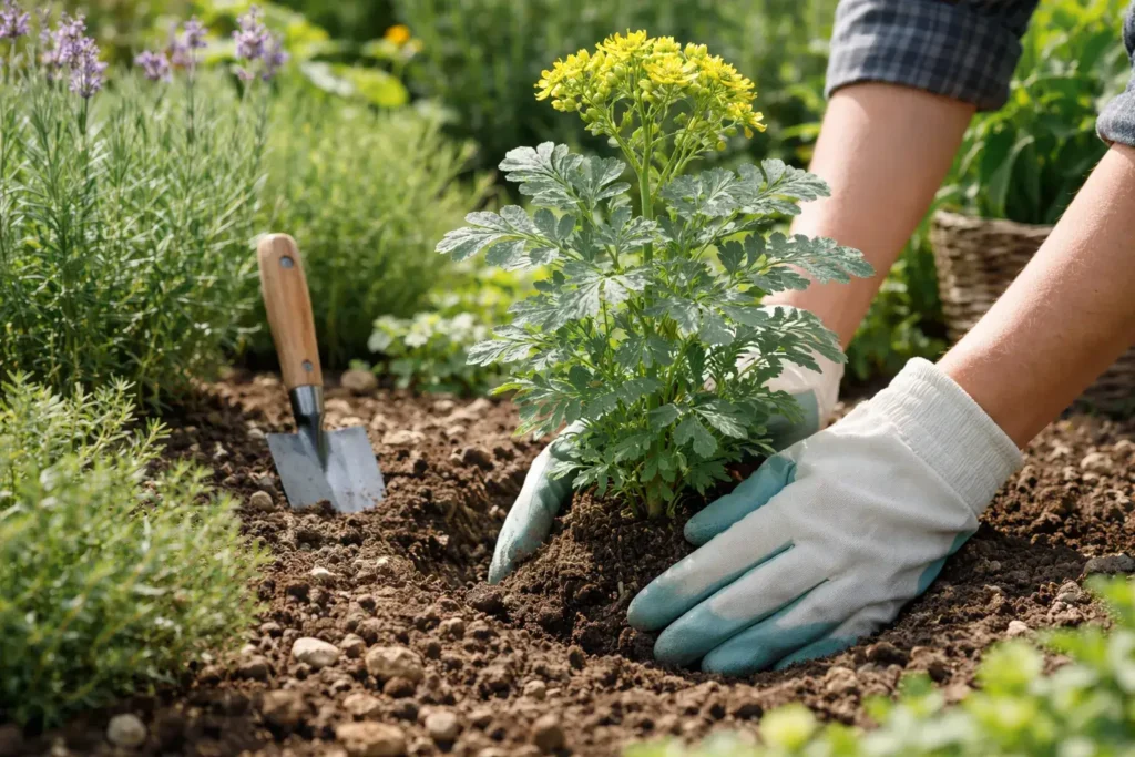 how-to-plant-rue-in-garden-full-sun-soil