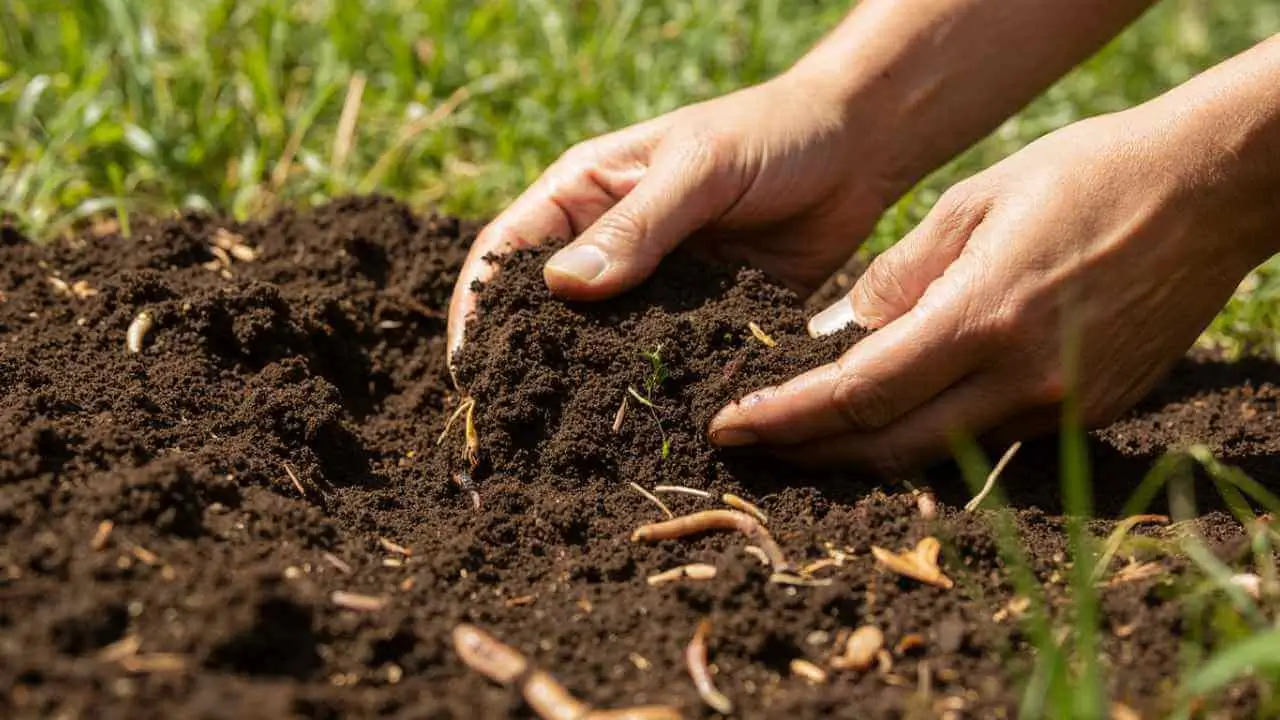 Healthy Loamy Soil for Gardening