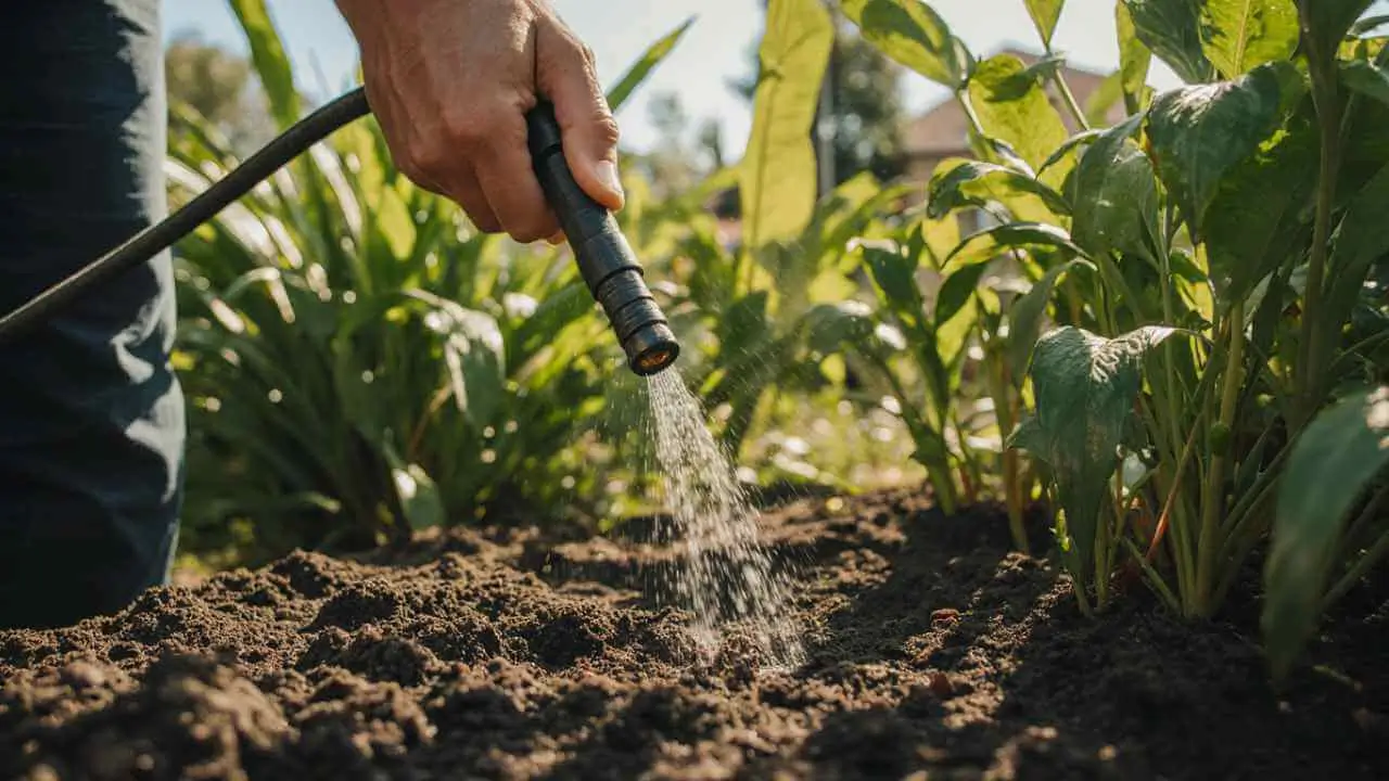 Watering Plants Deeply for Growth