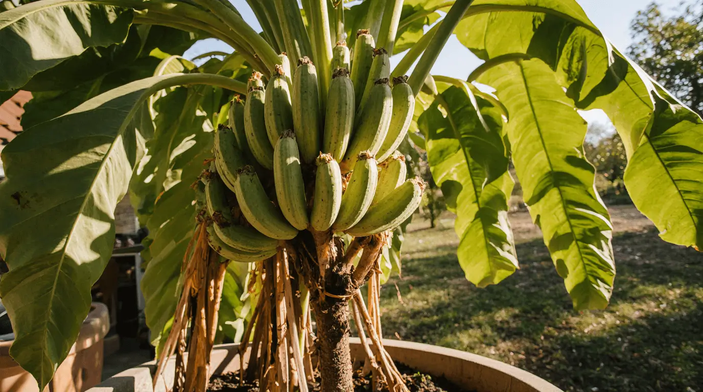 do dwarf banana trees produce fruit?