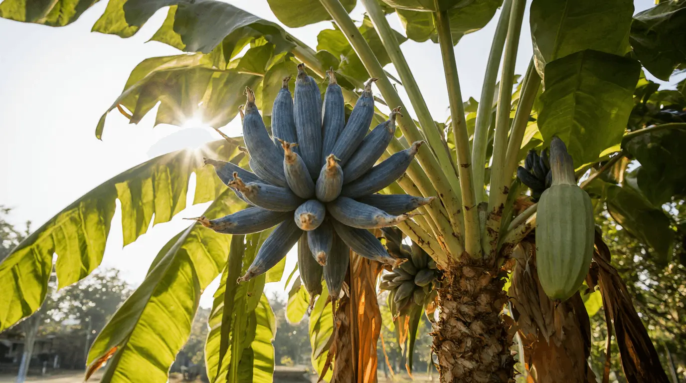 blue java bananas