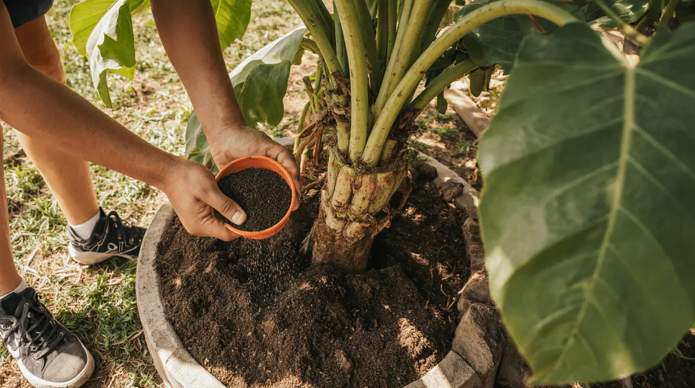 banana plant fertilizer