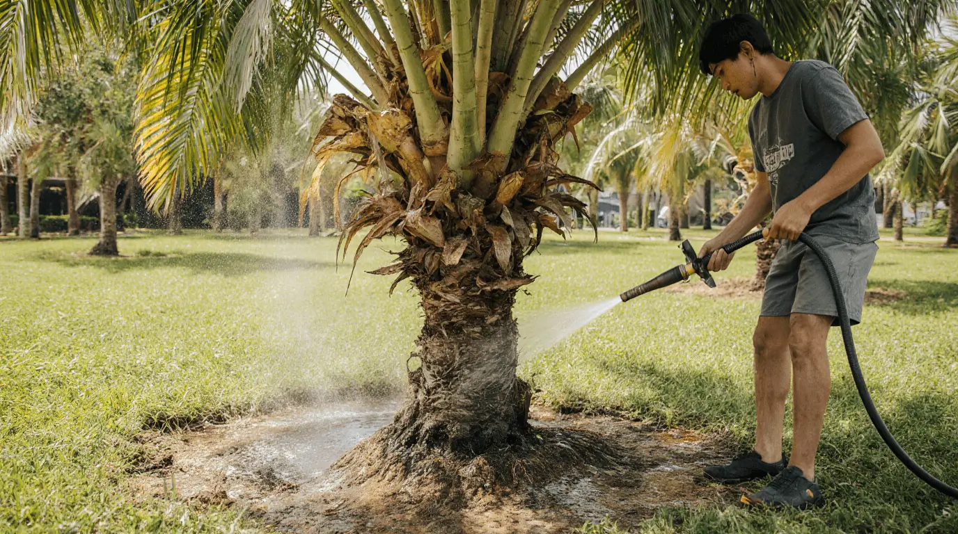 care of coconut tree