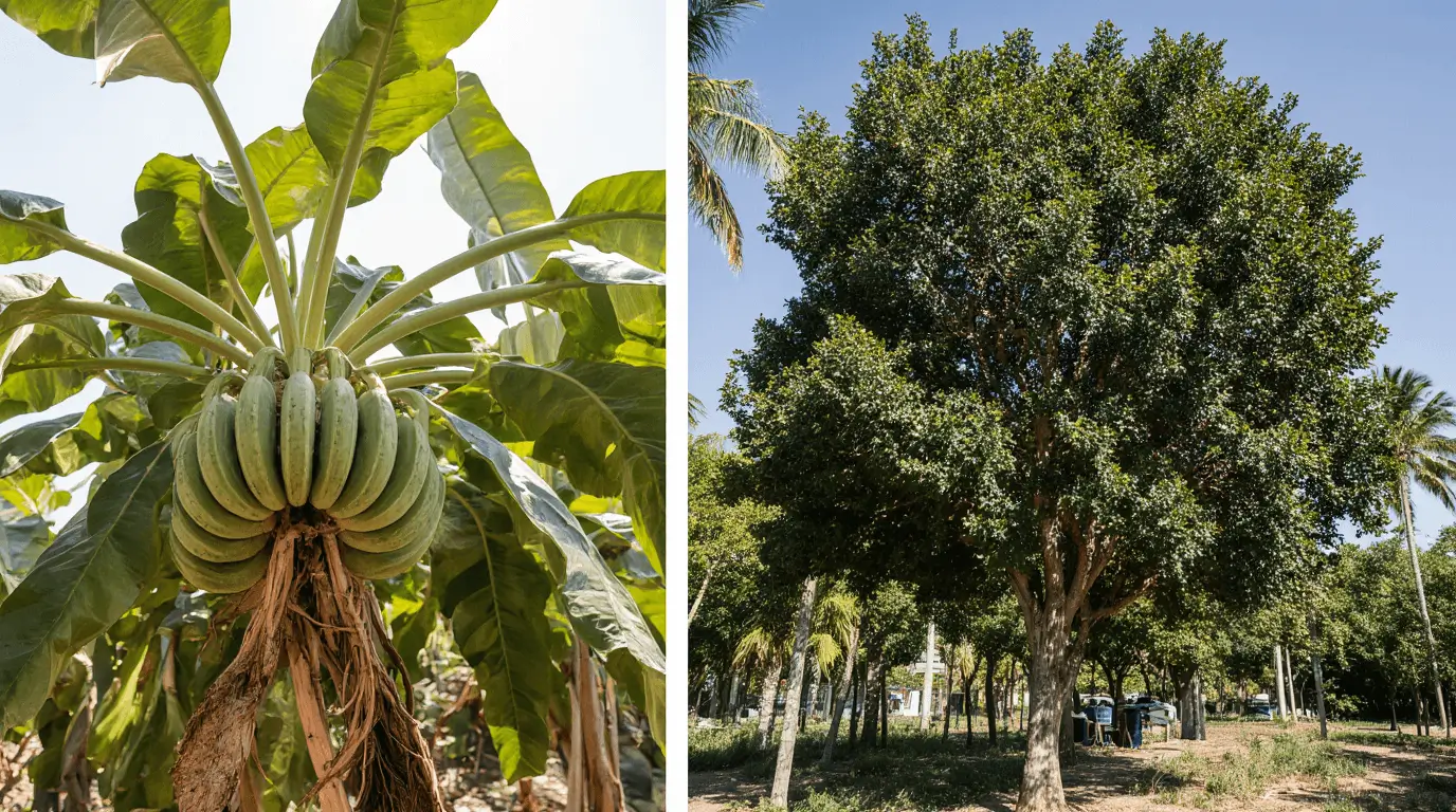 do dwarf banana trees produce fruit?