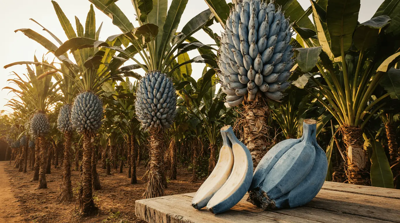 blue java bananas