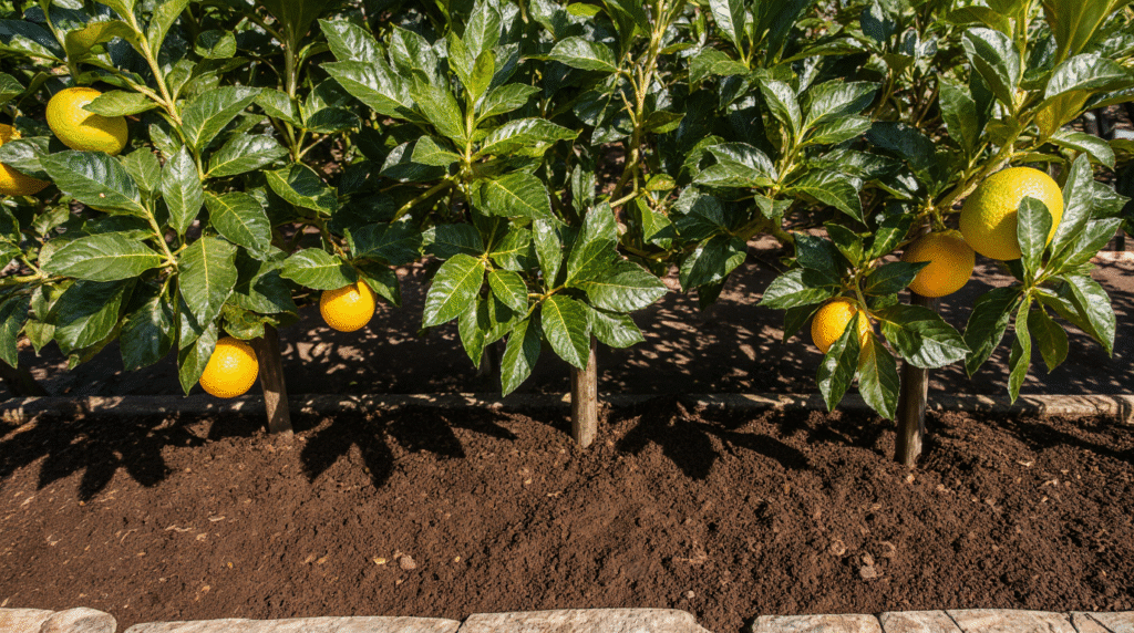are coffee grounds good for citrus trees