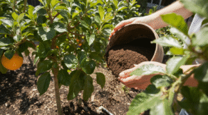 are coffee grounds good for citrus trees