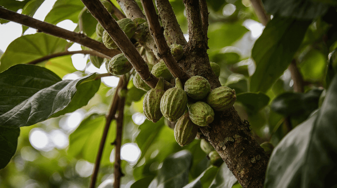 cocoa bean tree