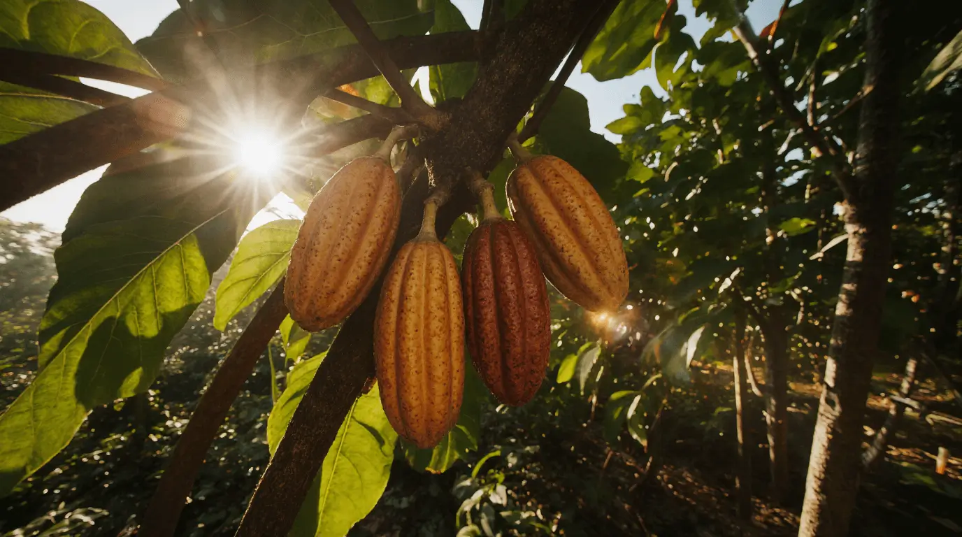 cocoa bean tree