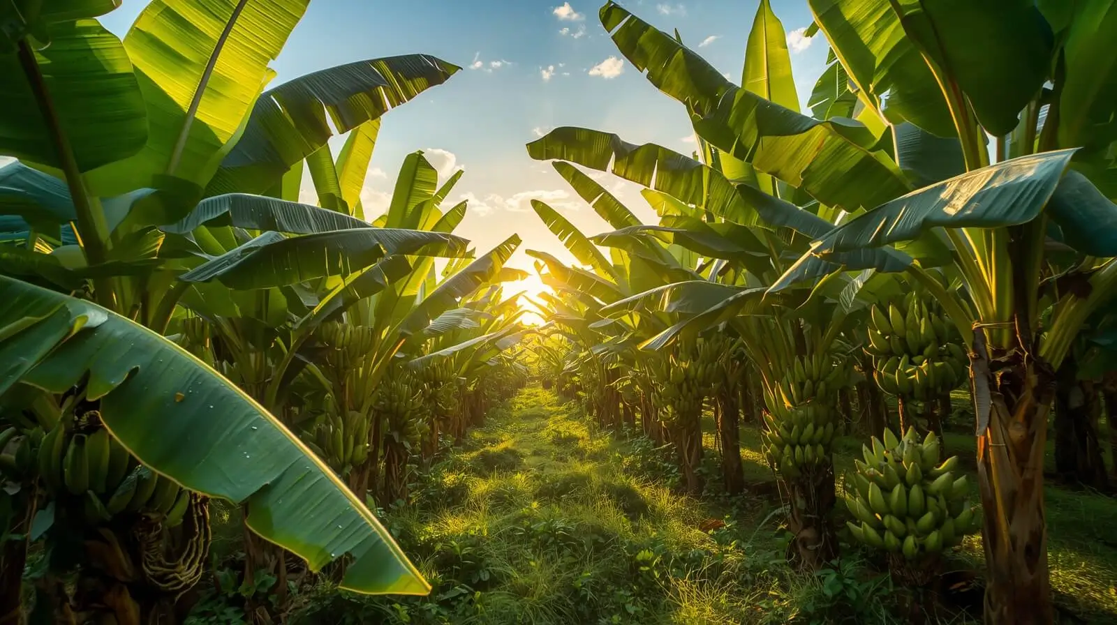 banana plant leaves turning brown