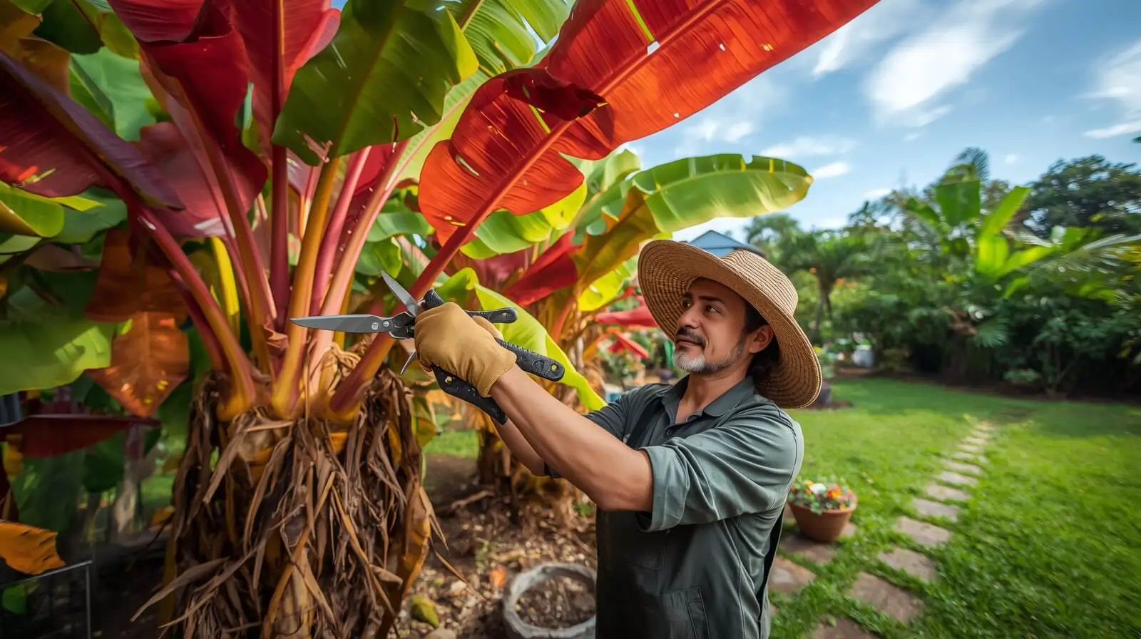 dwarf red banana tree