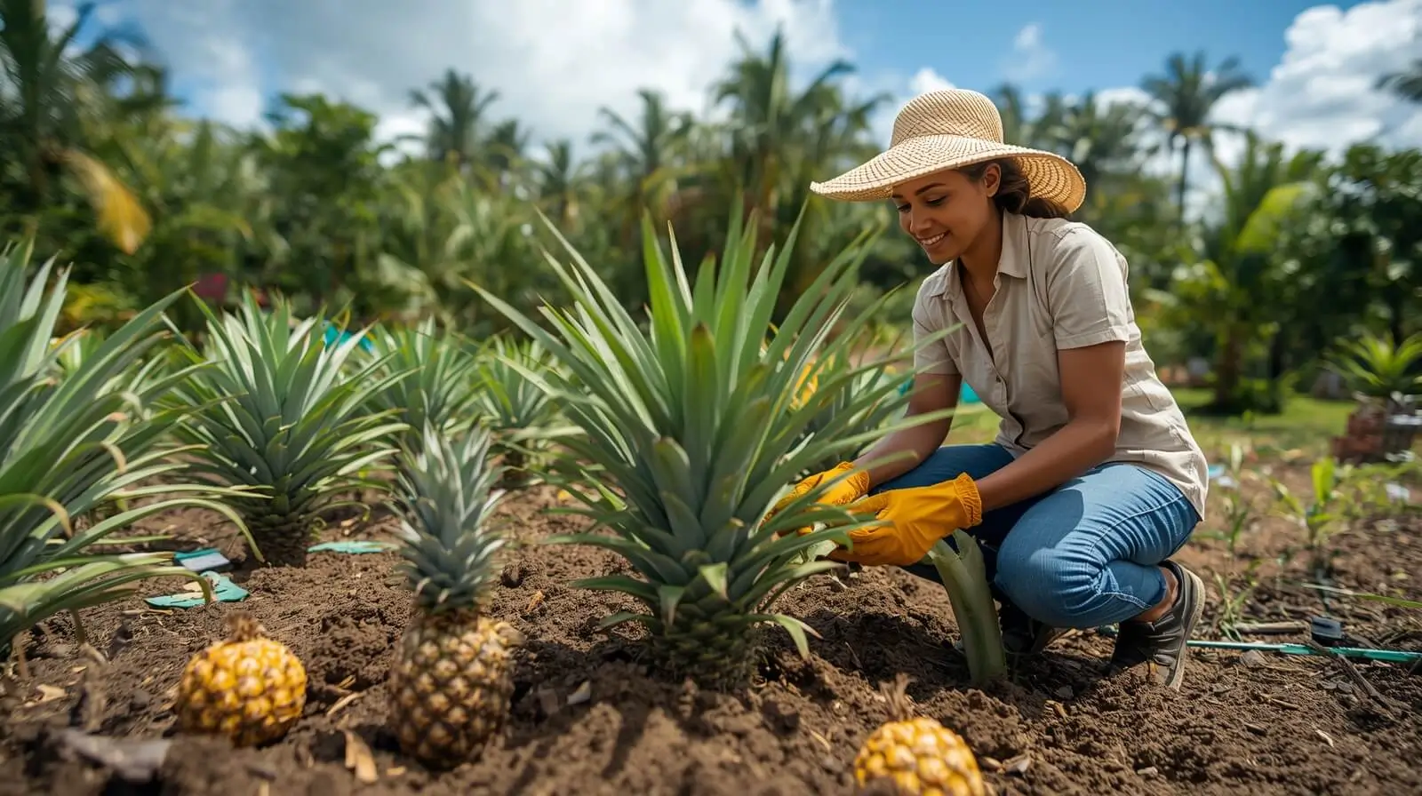pineapple plant care
