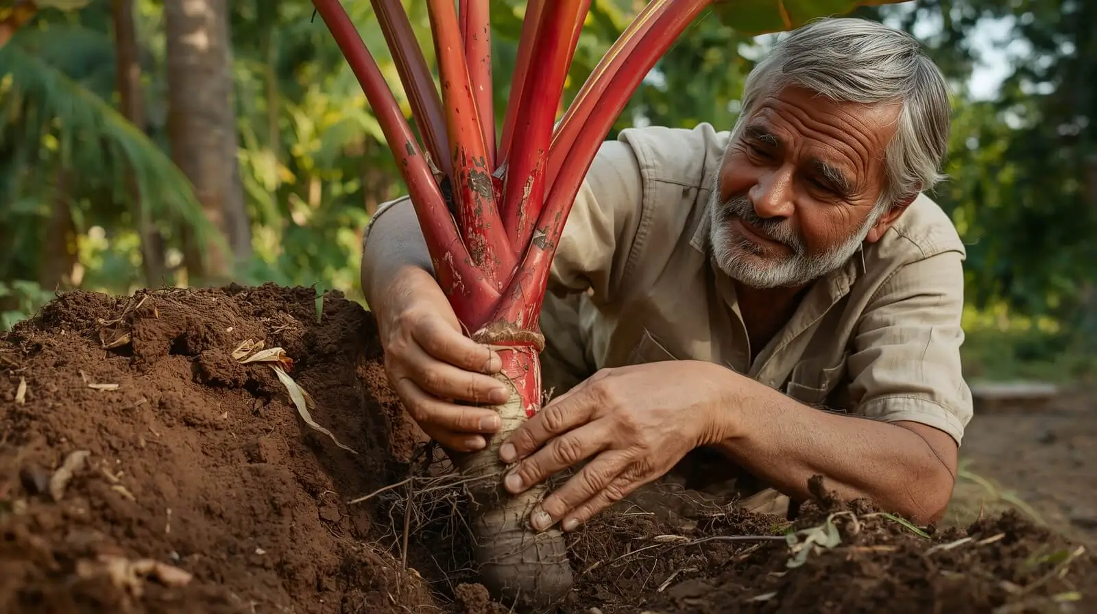 dwarf red banana tree
