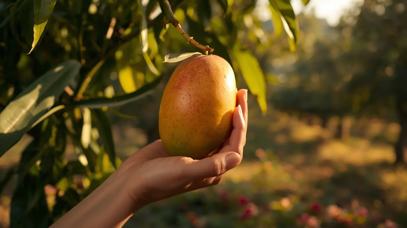 mango tree harvest