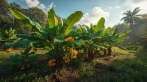 banana plant leaves turning brown