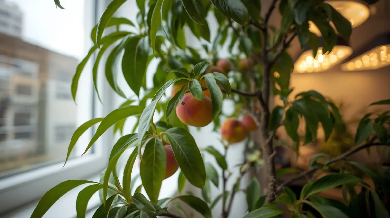 indoor peach tree