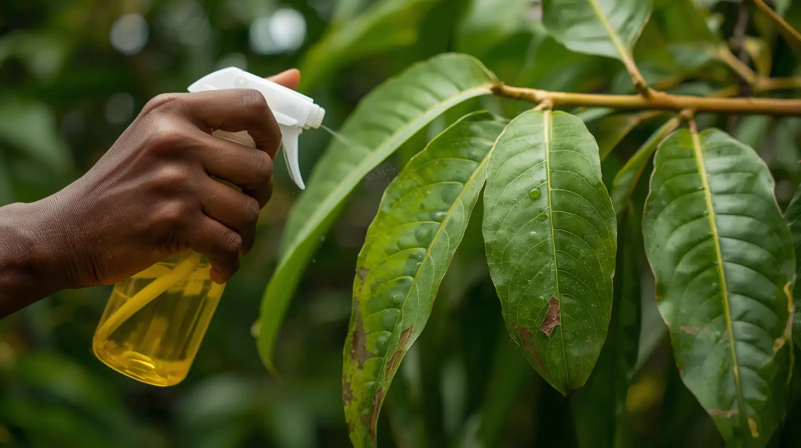 mango tree harvest