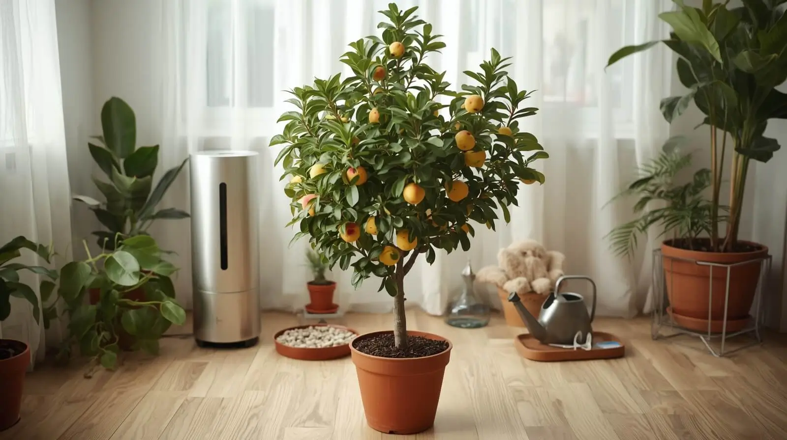 indoor peach tree