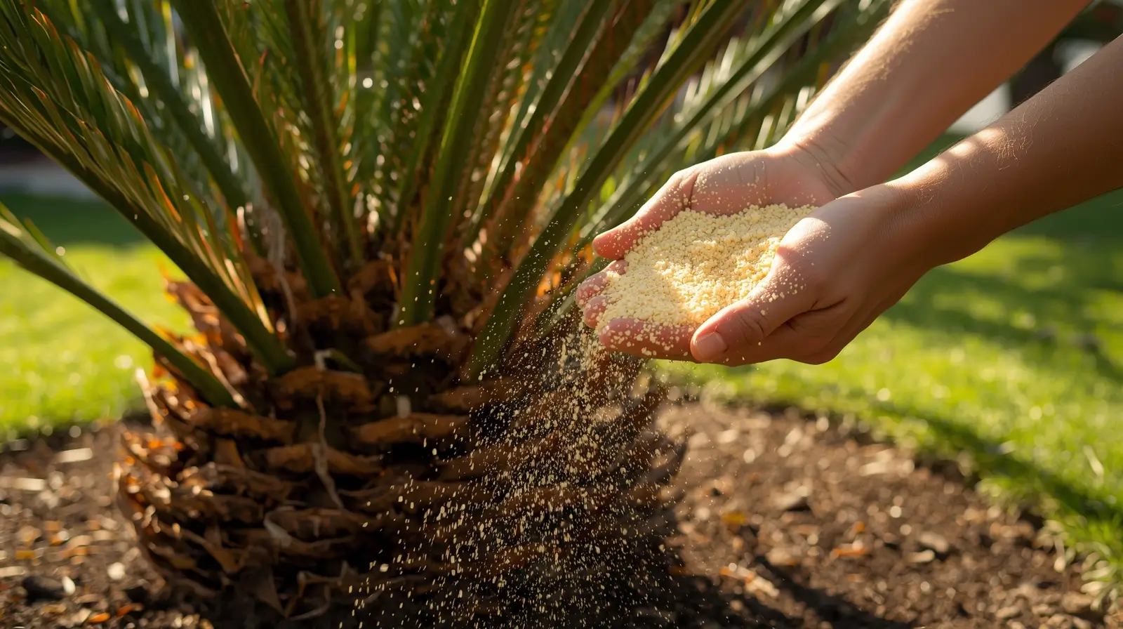 christmas palm trees in florida