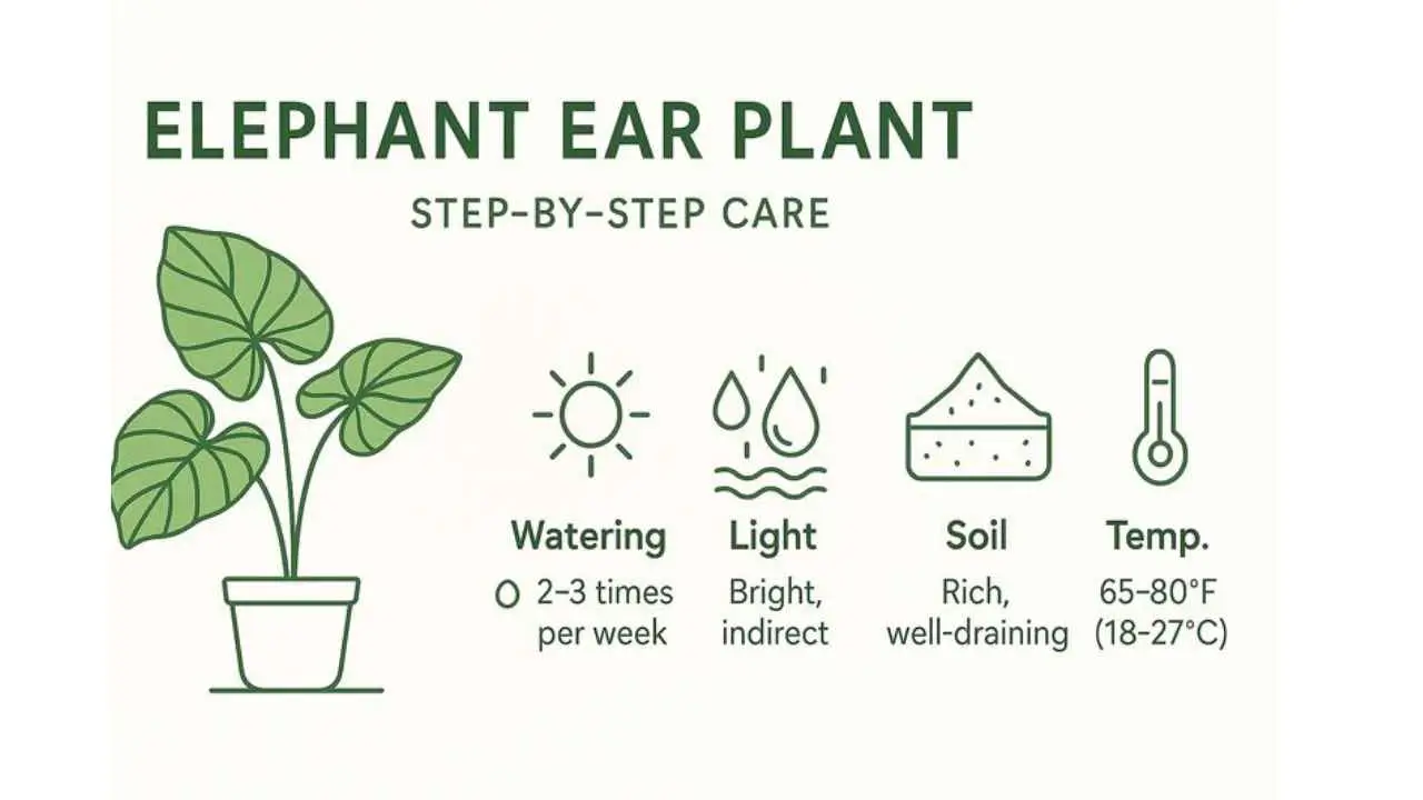 elephant ear plant indoor benefits