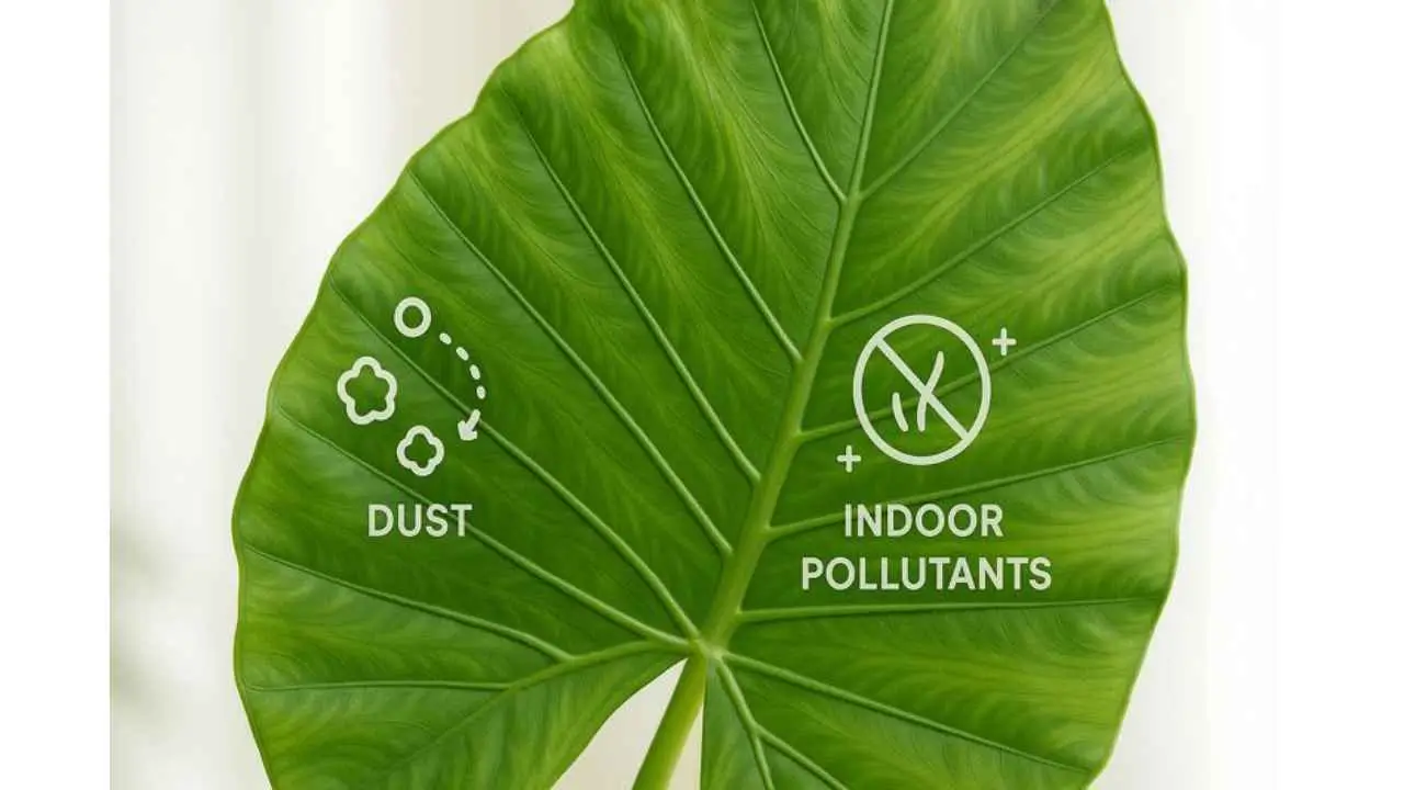 elephant ear plant indoor benefits