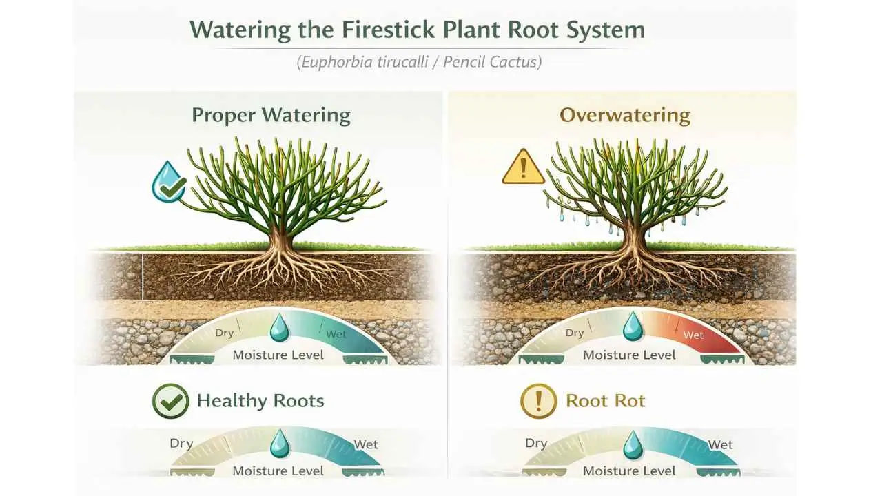 firestick plant root system