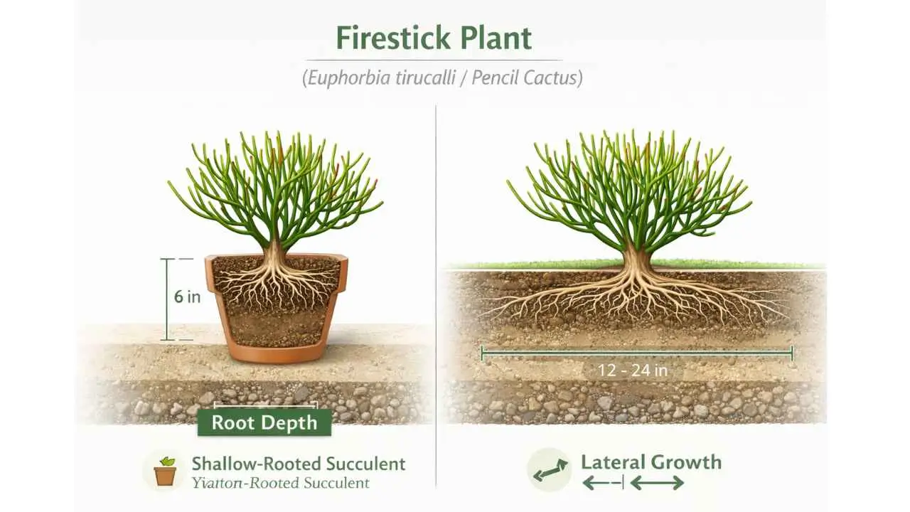 firestick plant root system