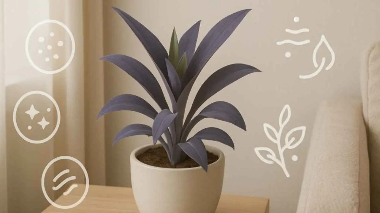 purple heart plant indoor benefits