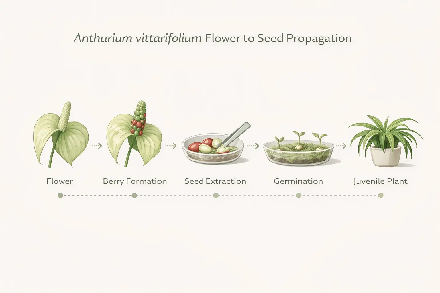 anthurium vittarifolium