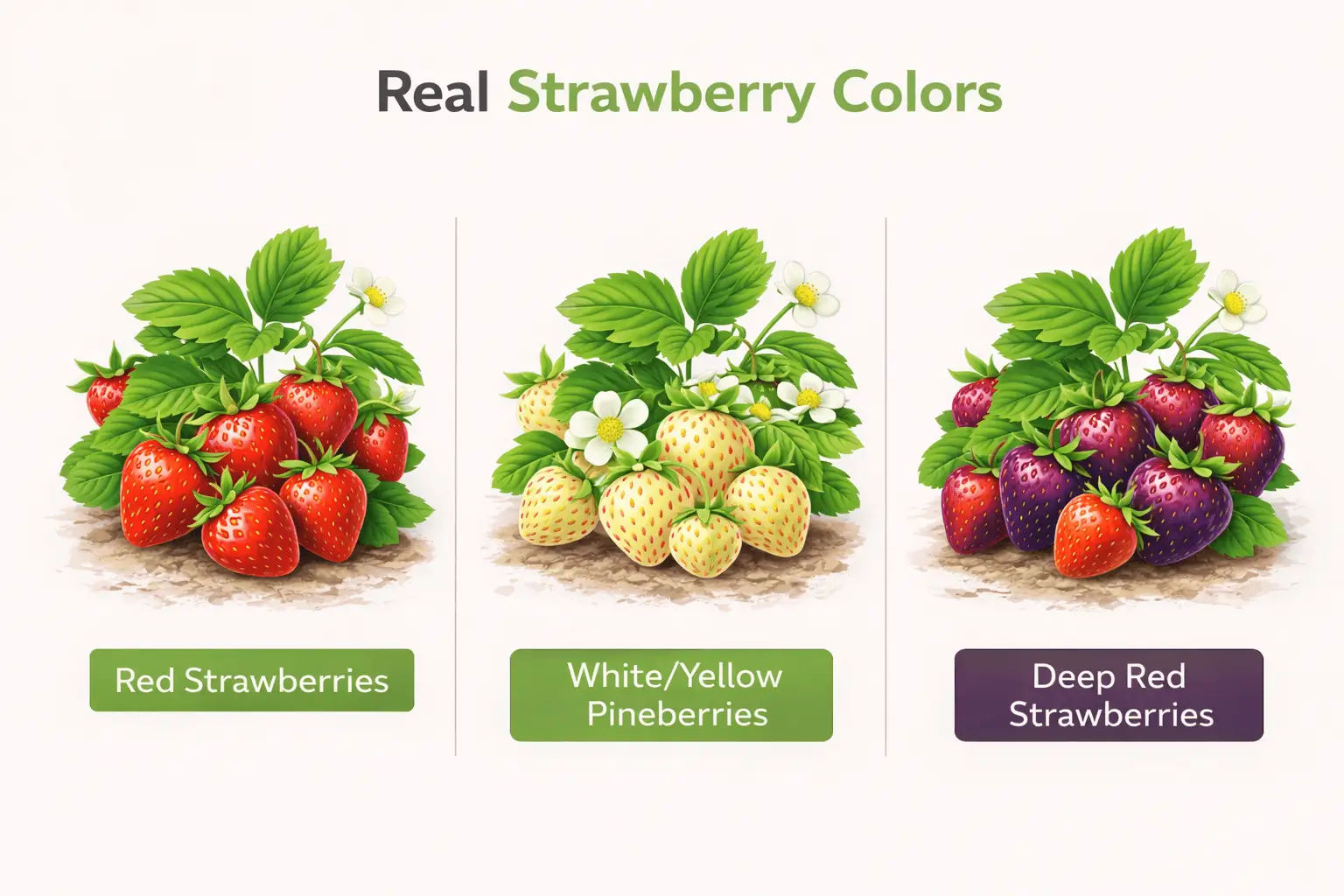 are there blue strawberries