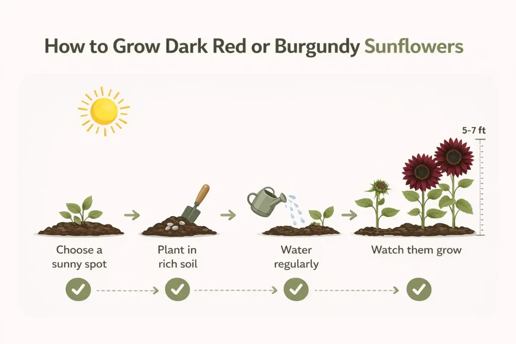 are there purple sunflowers