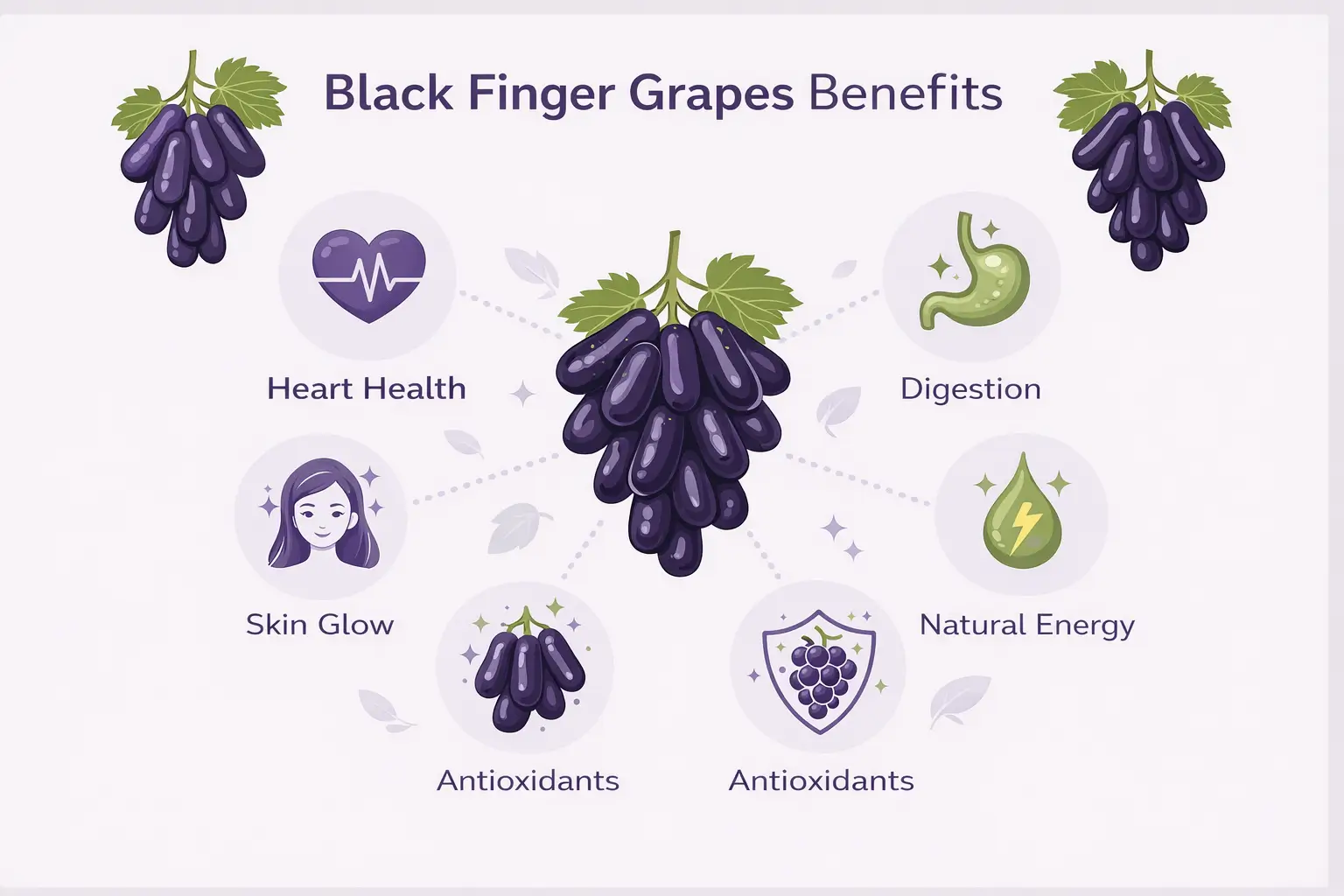black finger grapes
