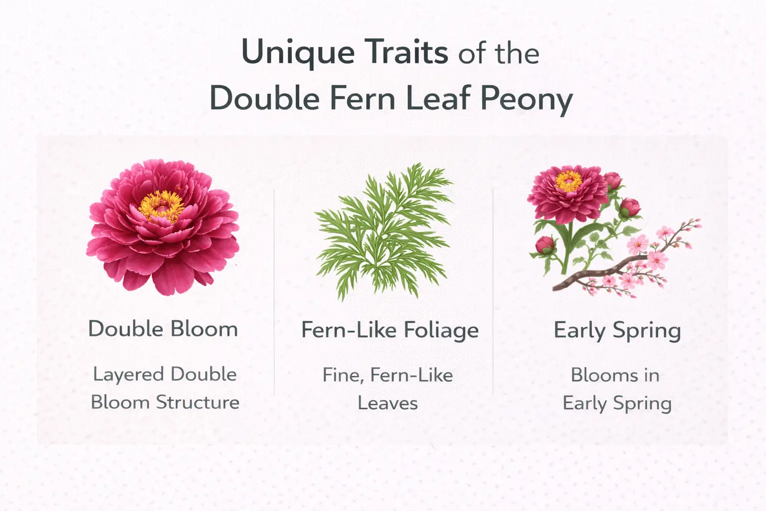 double fern leaf peony