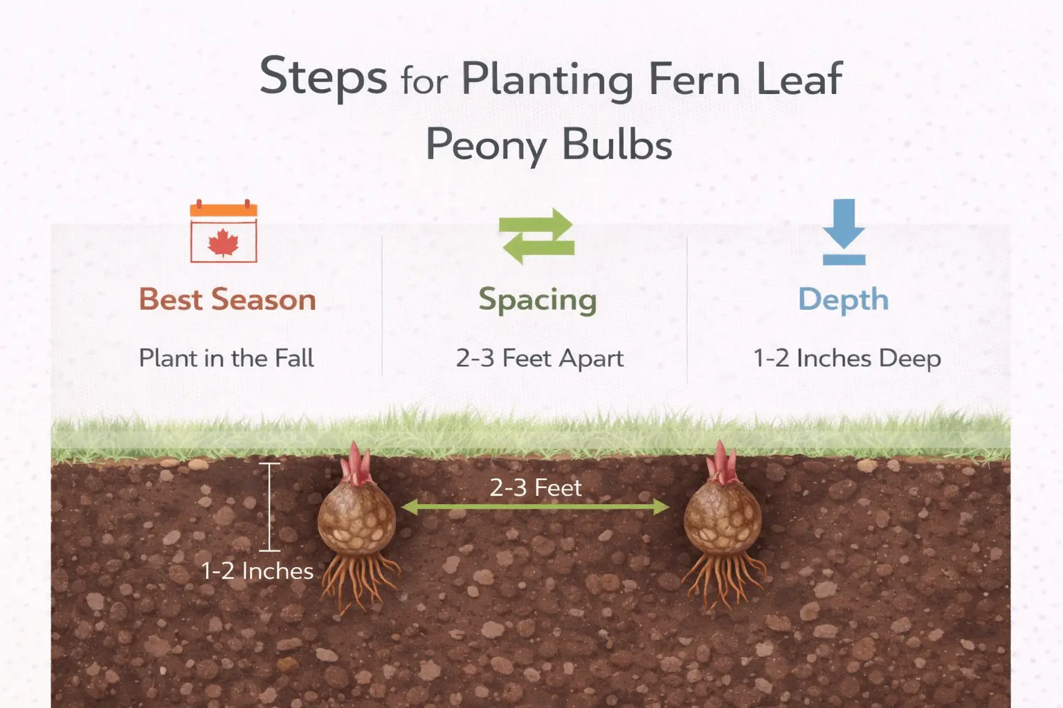 double fern leaf peony