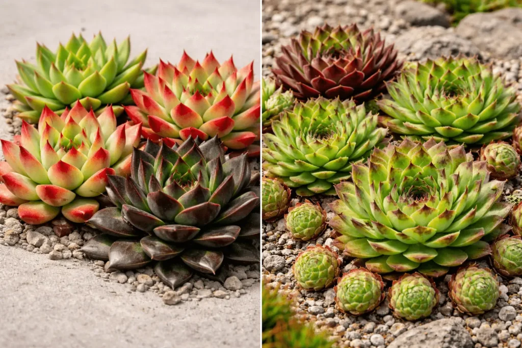 echeveria agavoides types