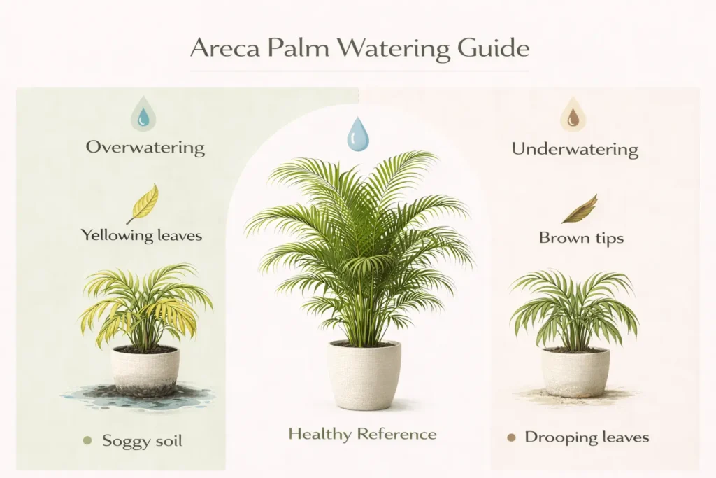 how to take care of areca palm