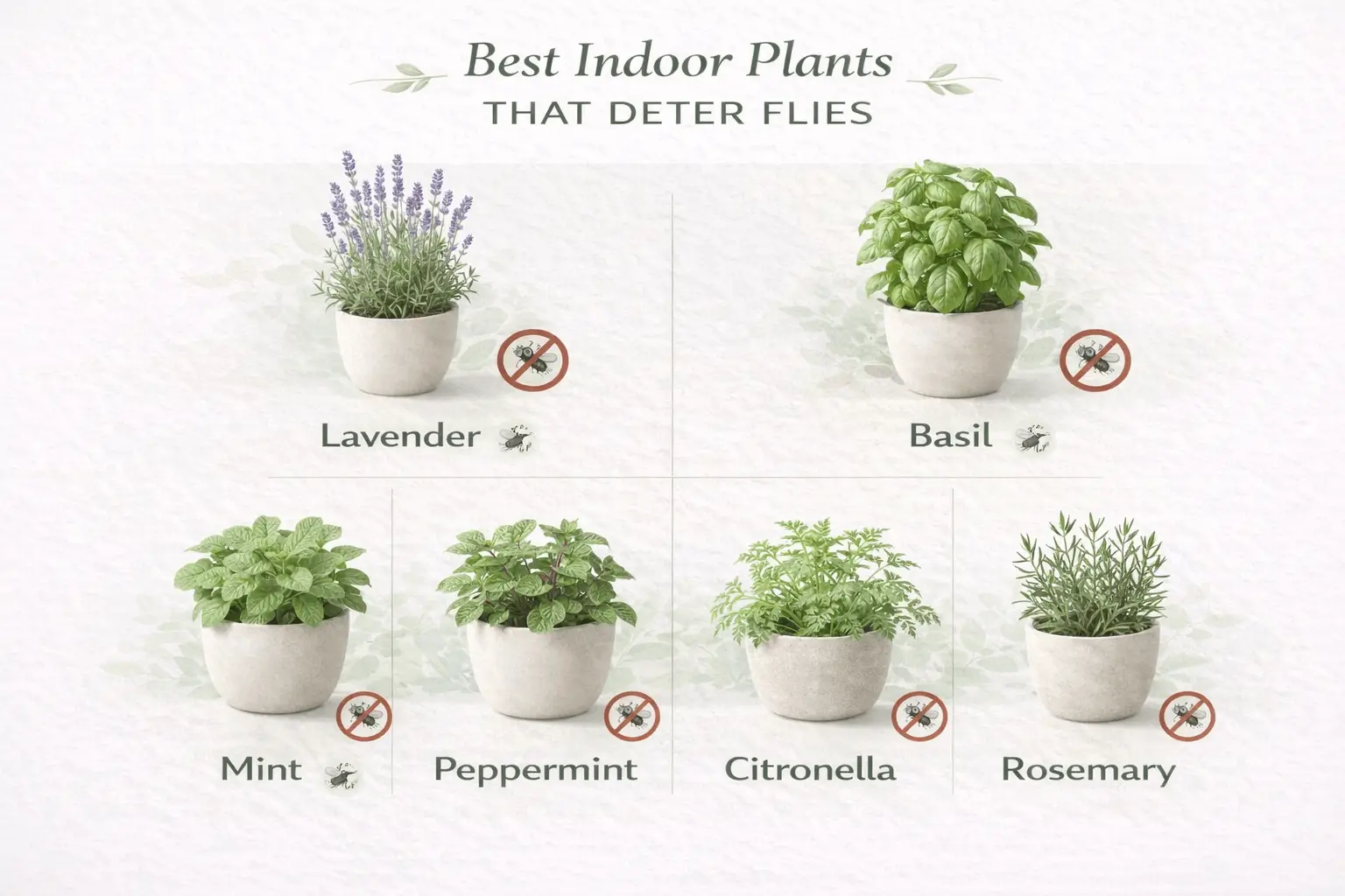 indoor plants that deter flies