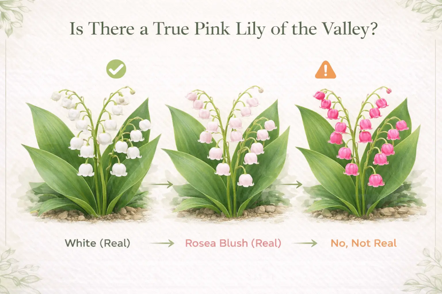 lily of the valley flower pink