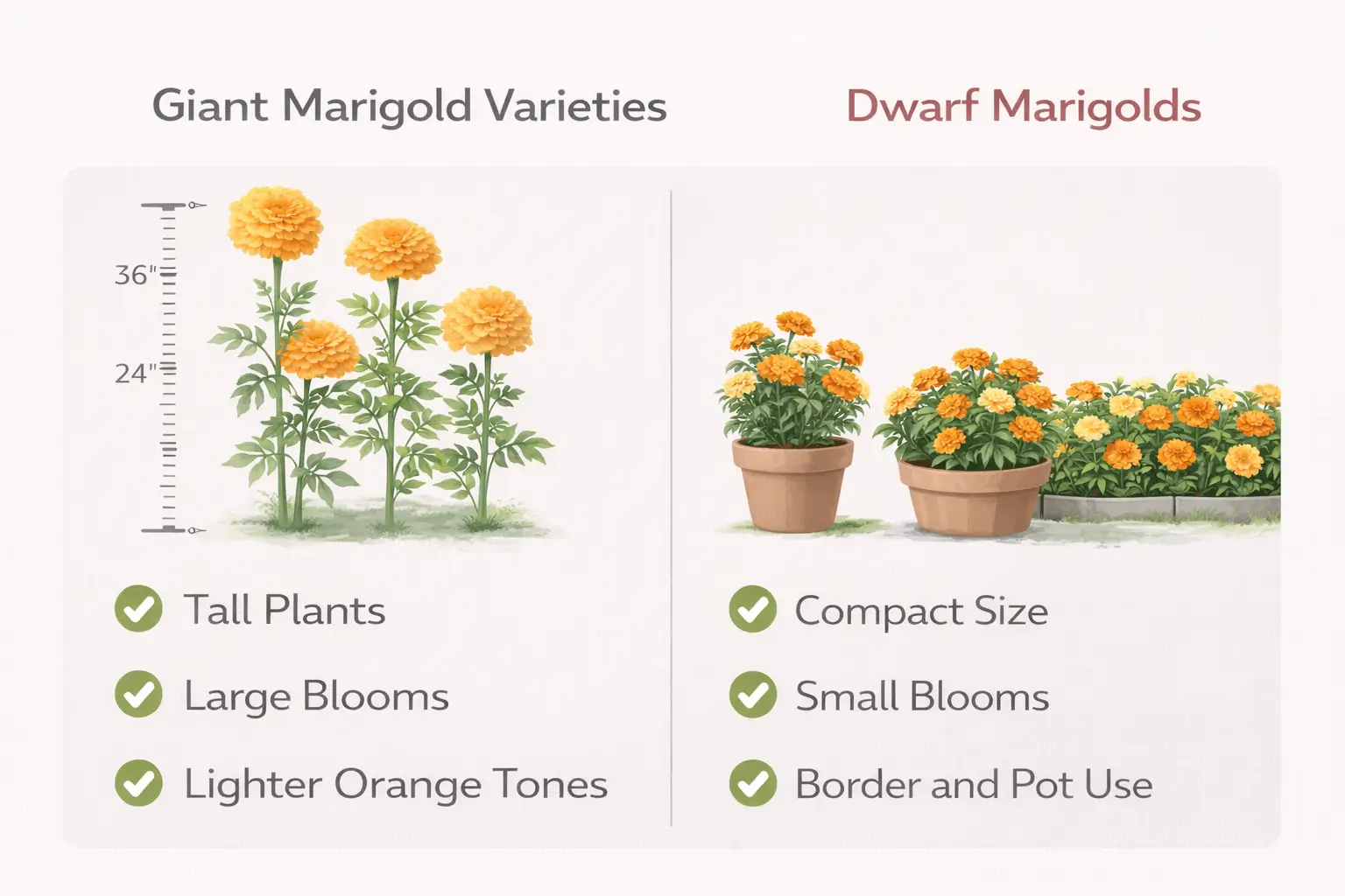 pink marigolds plants