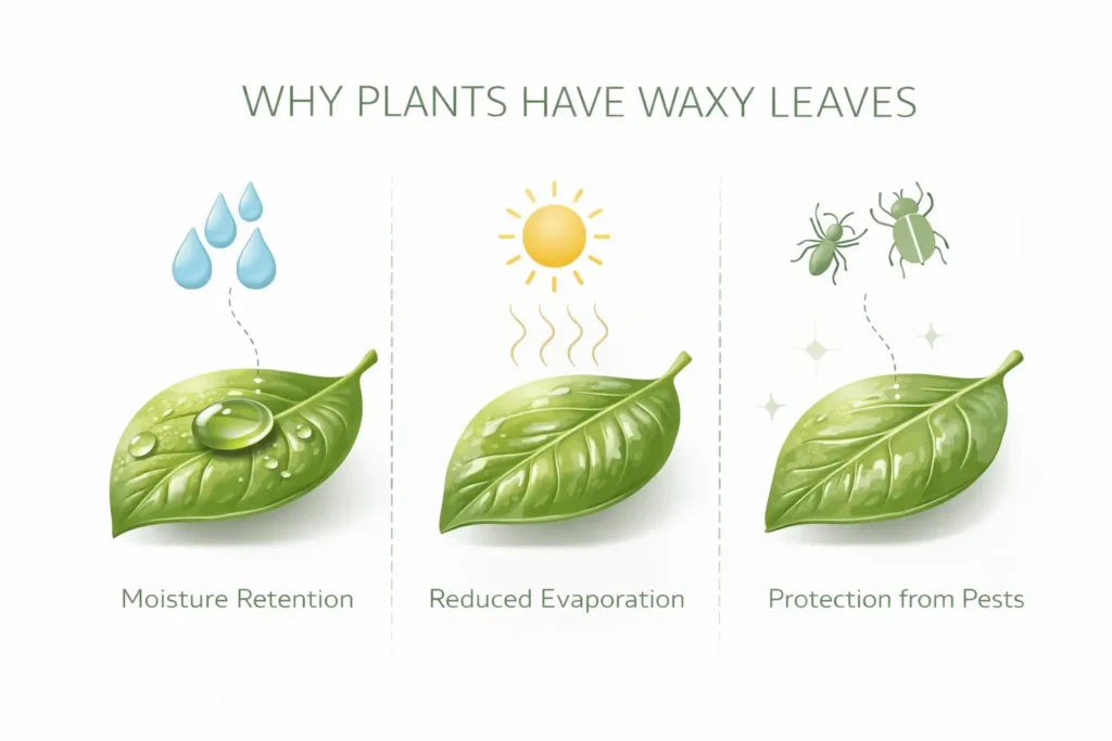 plants with waxy leaves