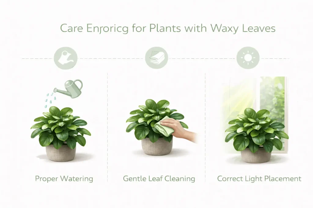 plants with waxy leaves