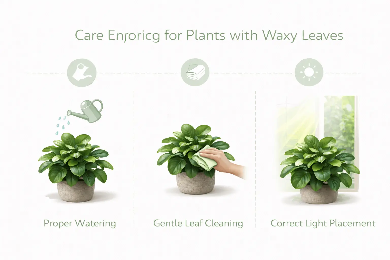 plants with waxy leaves