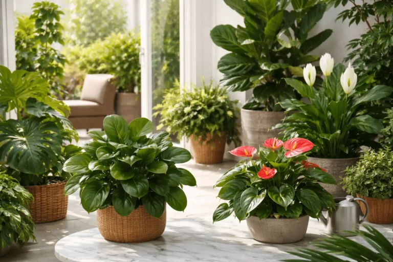 plants with waxy leaves