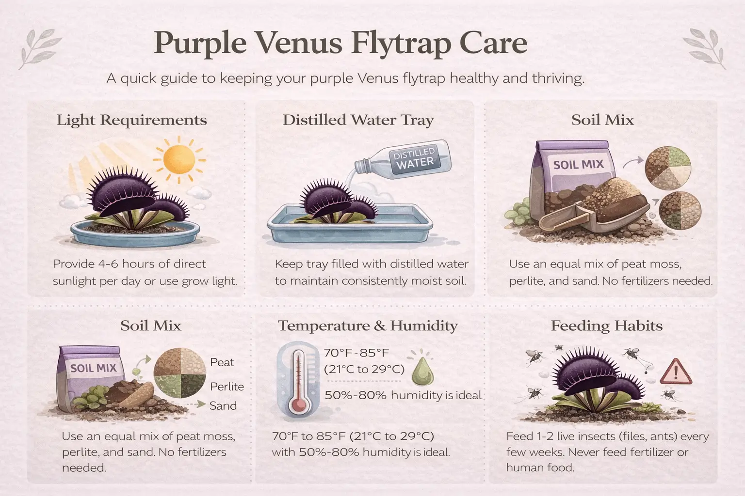 purple venus fly trap