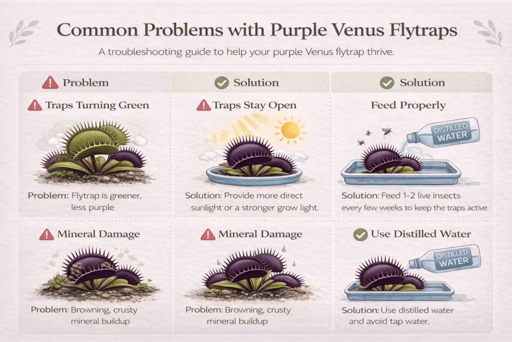 purple venus fly trap