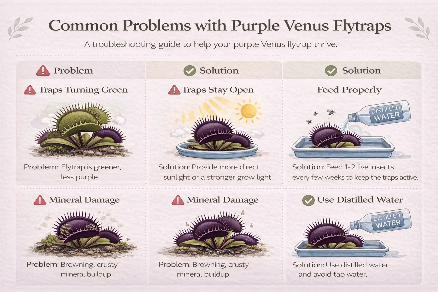 purple venus fly trap