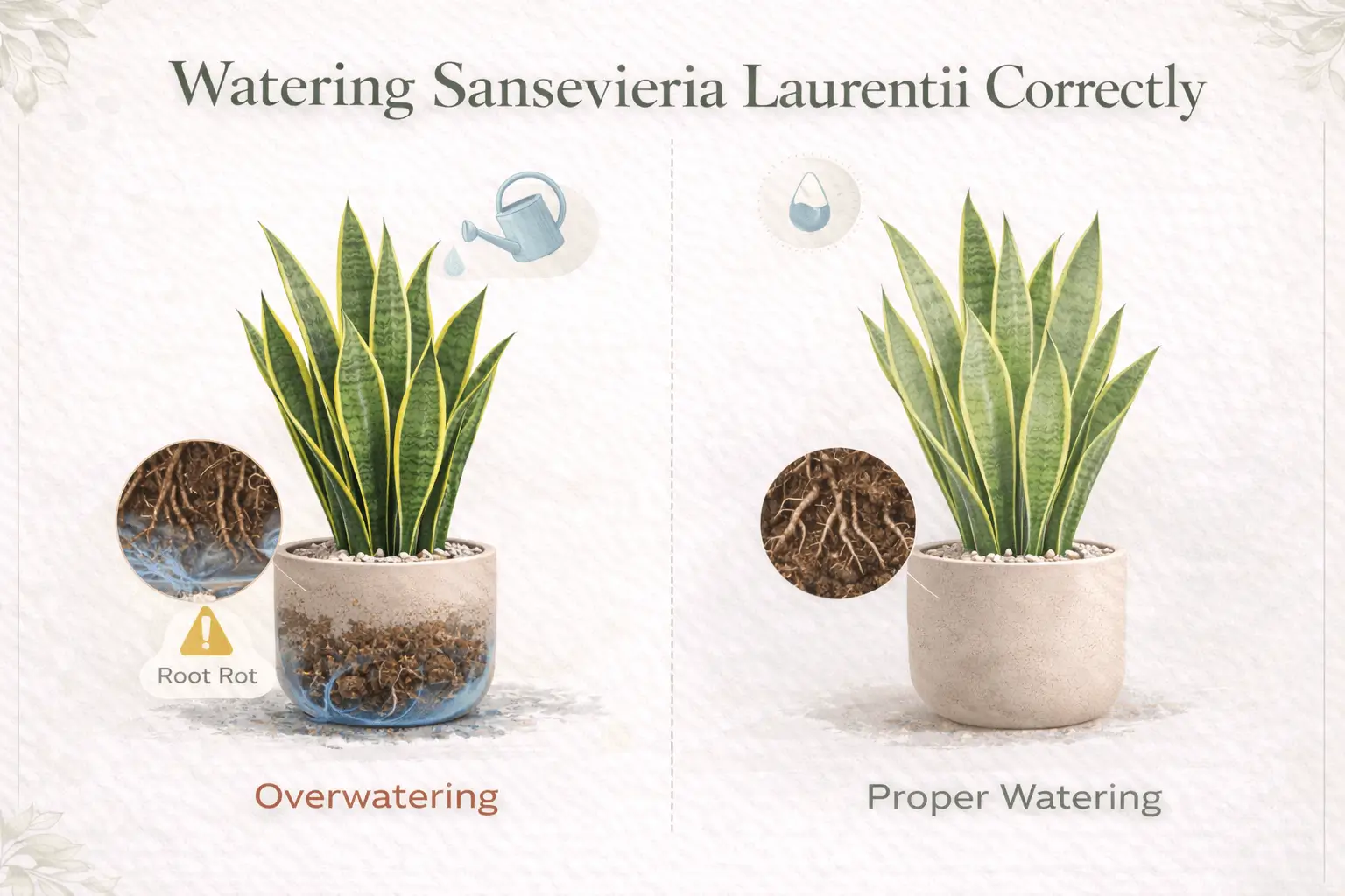 sansevieria laurentii care