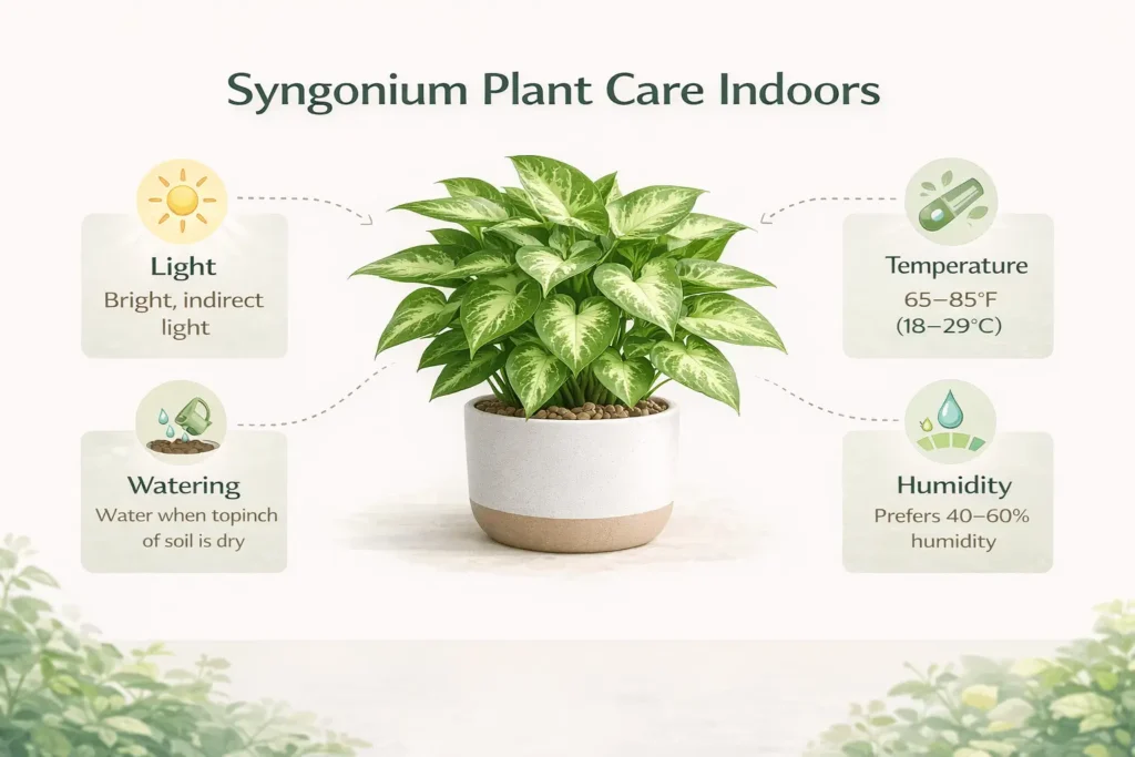 syngonium plant care