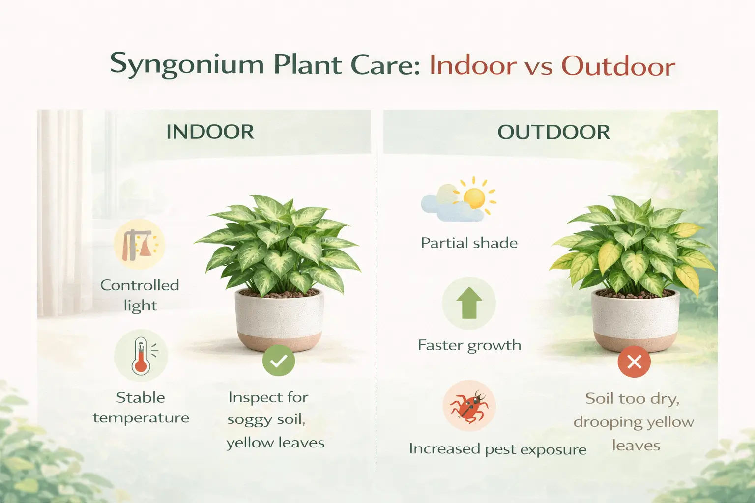 syngonium plant care