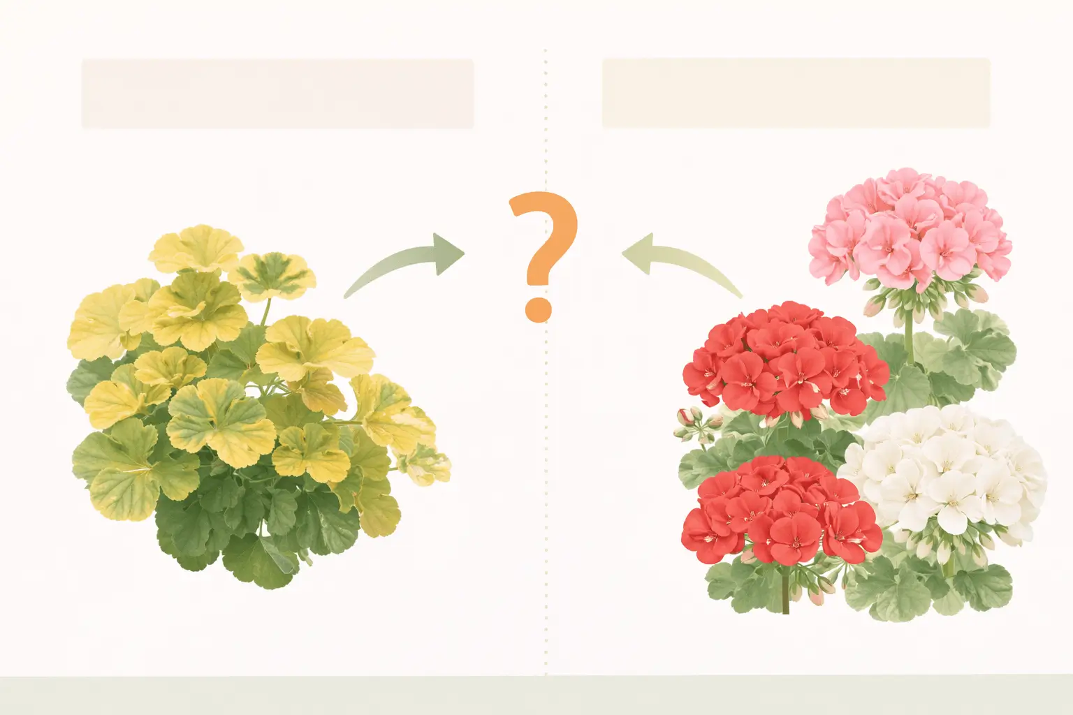 yellow geranium flower